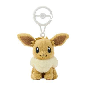 Eevee plush keychain from Pokémon Center