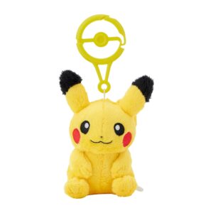 Pikachu keychain plush toy from Pokémon Center