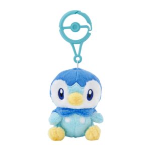 Plush keychain of Piplup from Pokémon Center