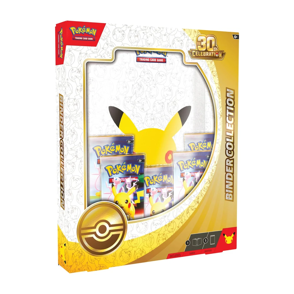 Celebración 30 Aniversario Álbum Binder Collection, 30 aniversario Pokémon TCG