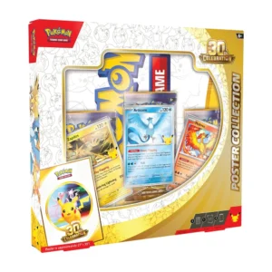 Colección con póster del 30 aniversario de Pokémon TCG