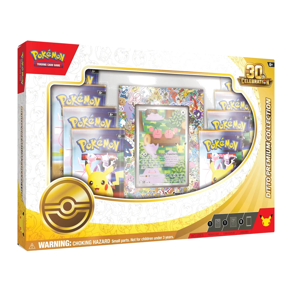 Celebración 30 Aniversario Colección Prémium Ditto, 30 aniversario Pokémon TCG
