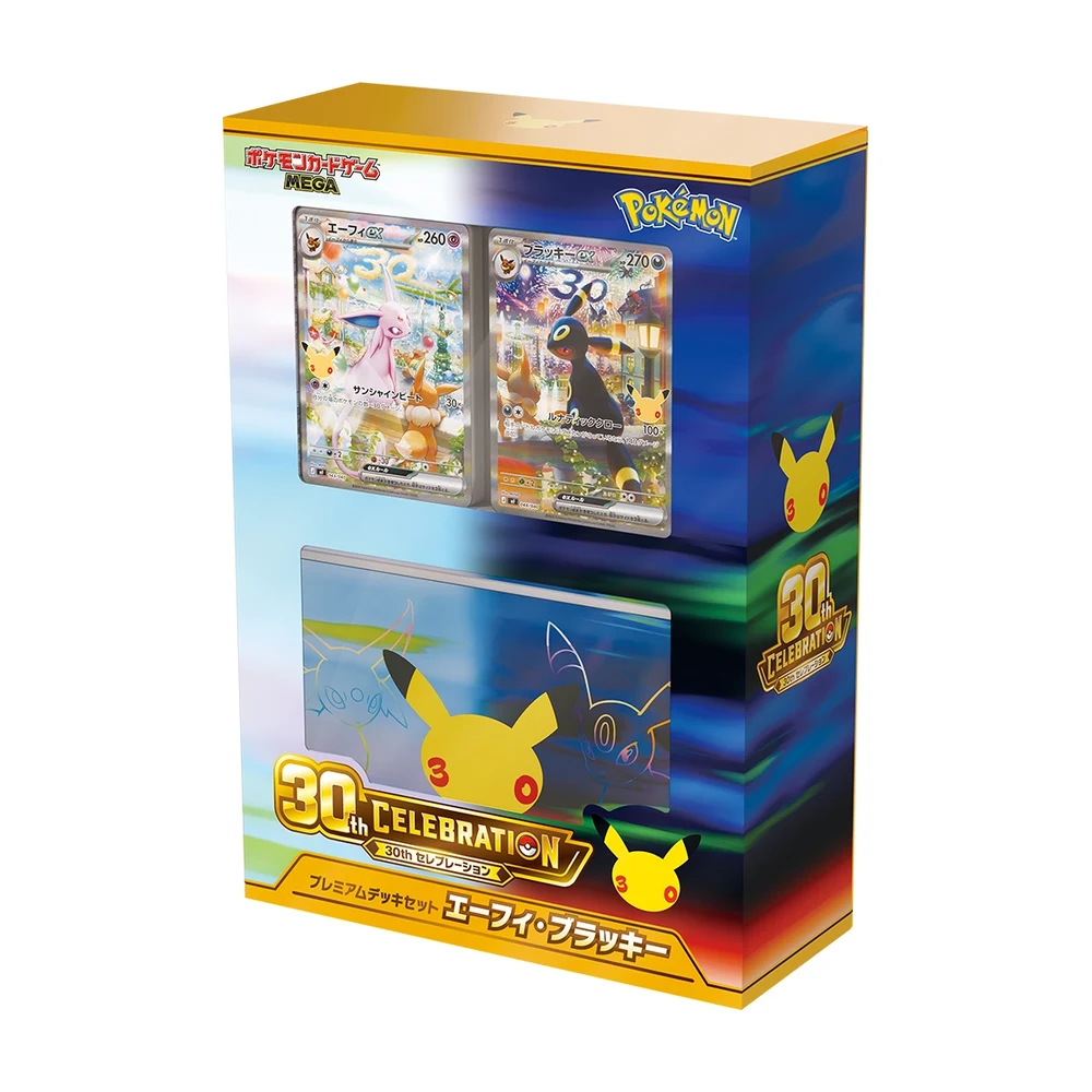 30th CELEBRATION Premium Deck Set Espeon & Umbreon, 30 aniversario Pokémon TCG